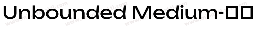 Unbounded Medium字体转换